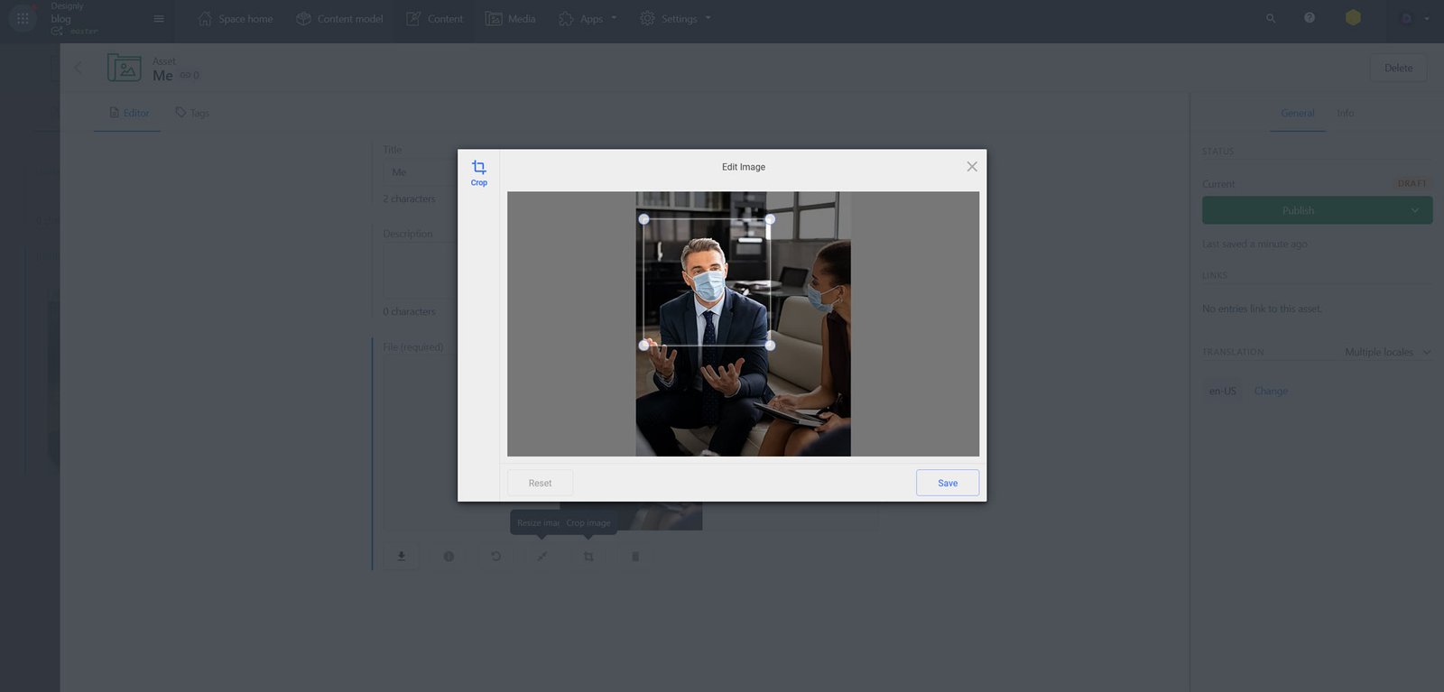 Upload and Crop Image
